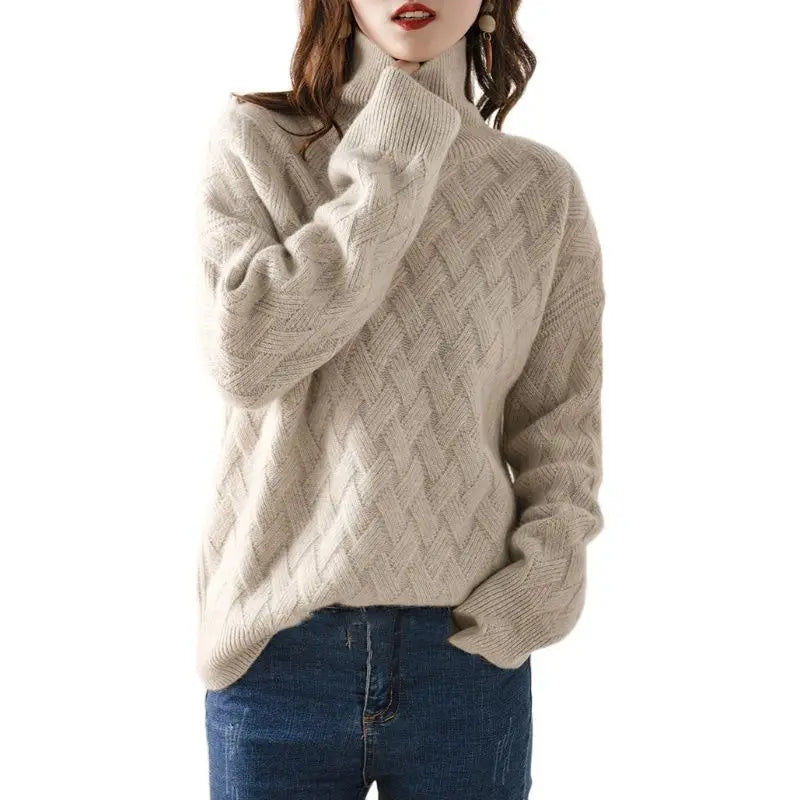 Elena | Women's Relaxed Fit Classic Knitted Jumper