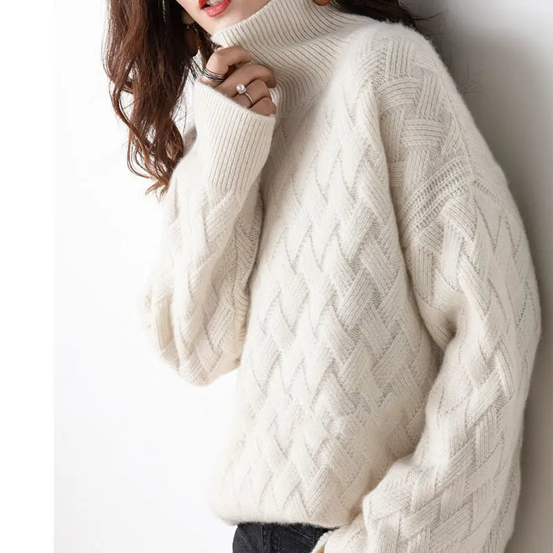 Elena | Women's Relaxed Fit Classic Knitted Jumper
