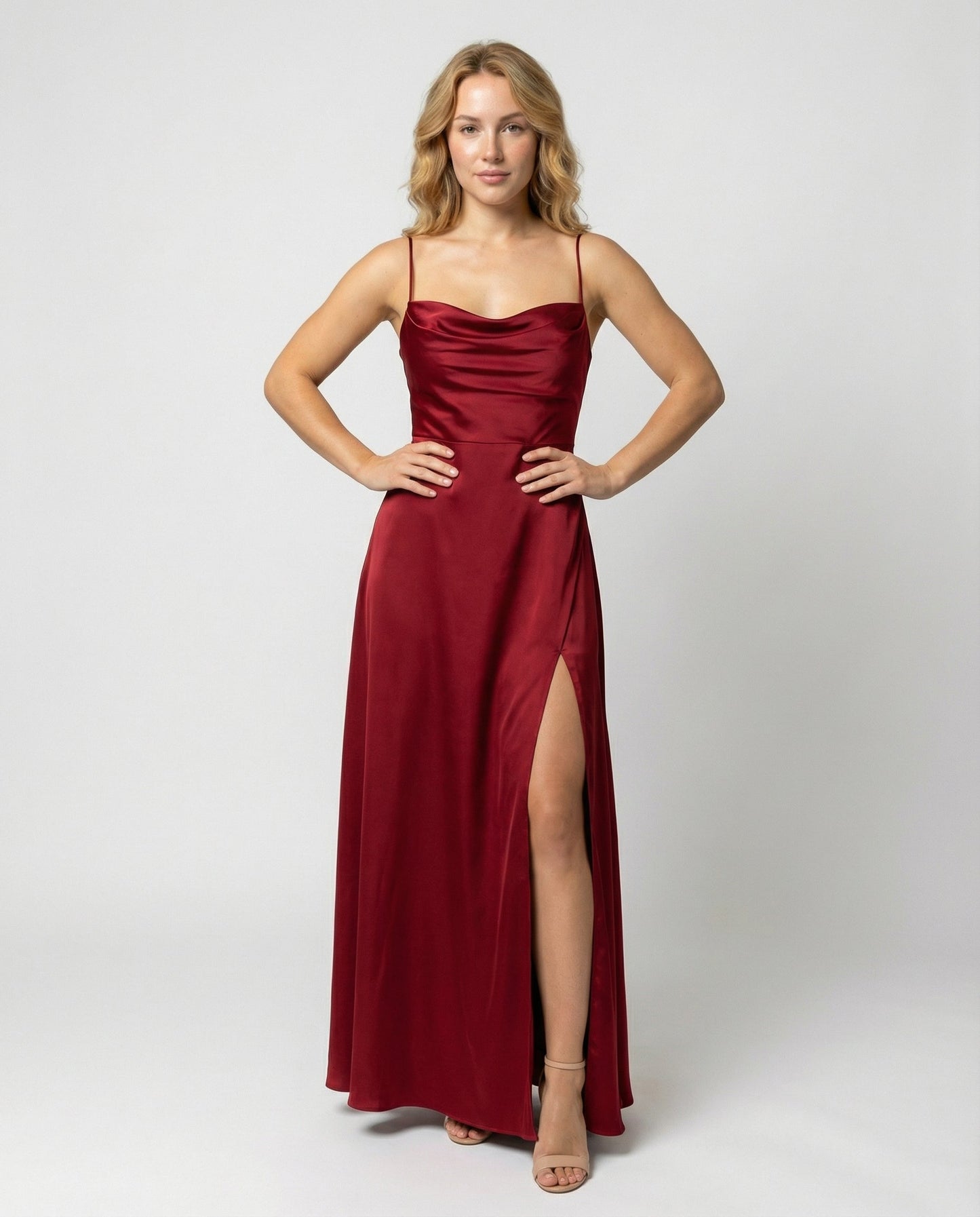 Isabella | Elegant Maxi Dress with High Split