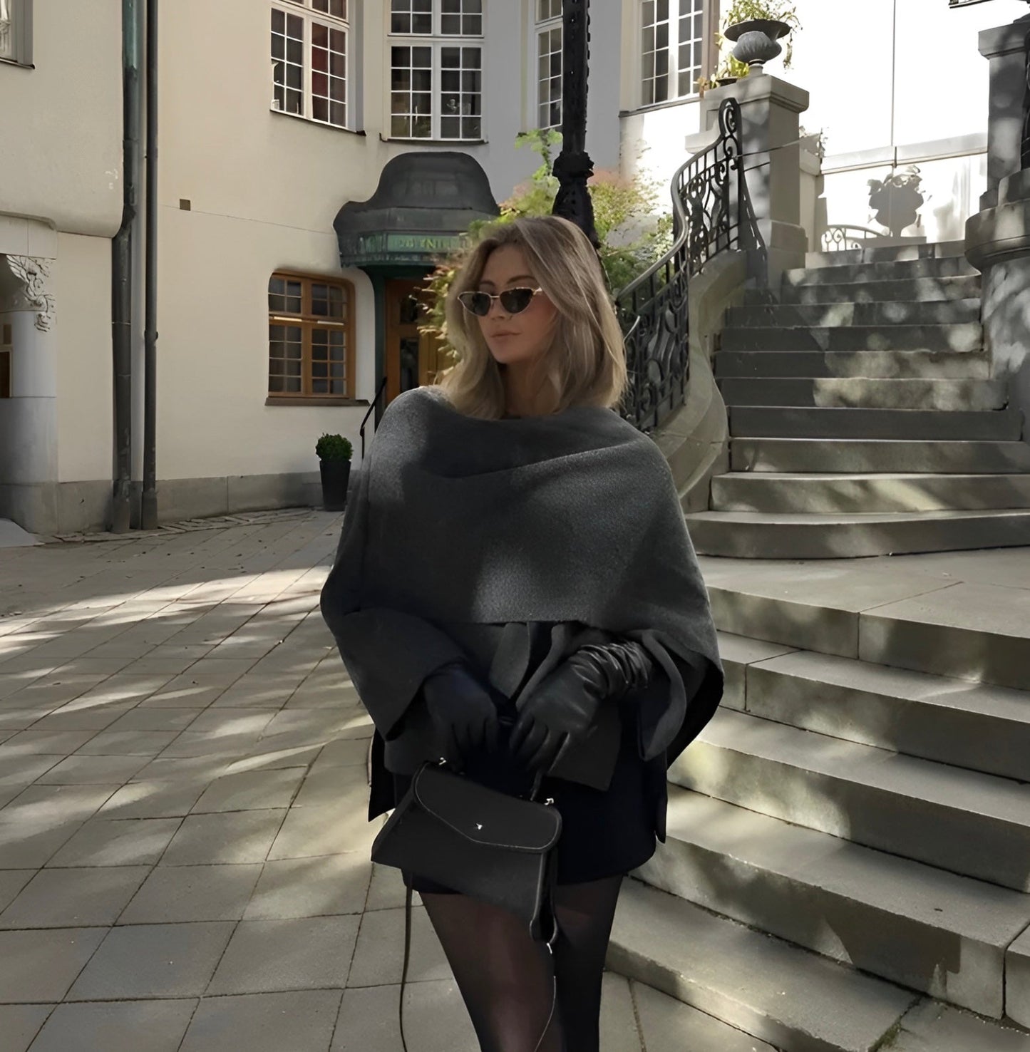 Seraphine | Women's Draped Cape Coat
