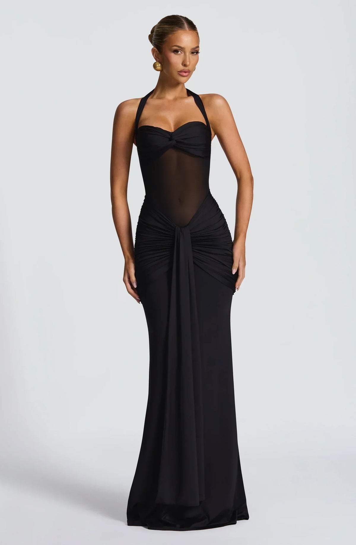 Women's Fitted Winter Wedding Guest Dress