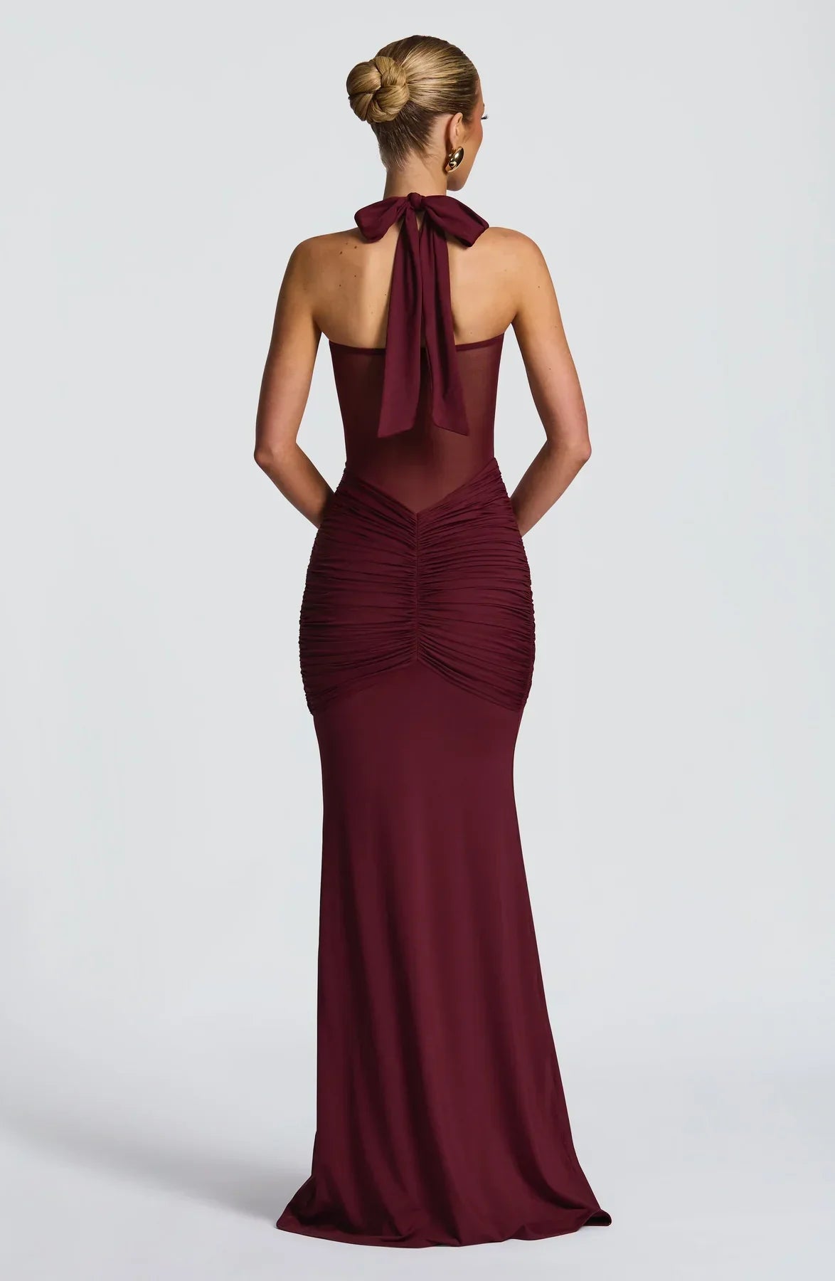 Women's Fitted Winter Wedding Guest Dress