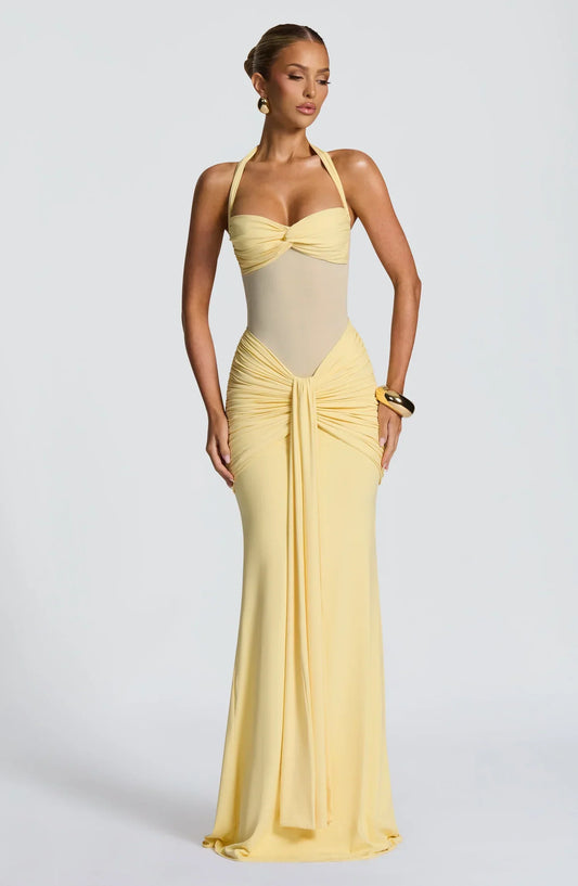 Women's Fitted Winter Wedding Guest Dress