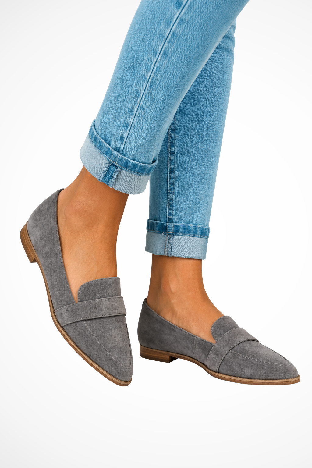Amelisse | Women's Pointed Toe Suede Loafers