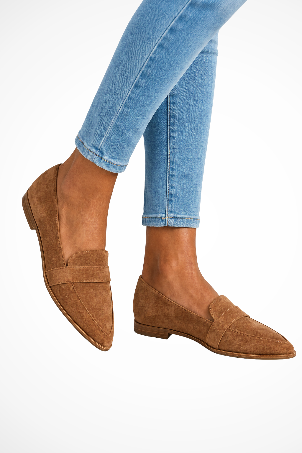 Amelisse | Women's Pointed Toe Suede Loafers