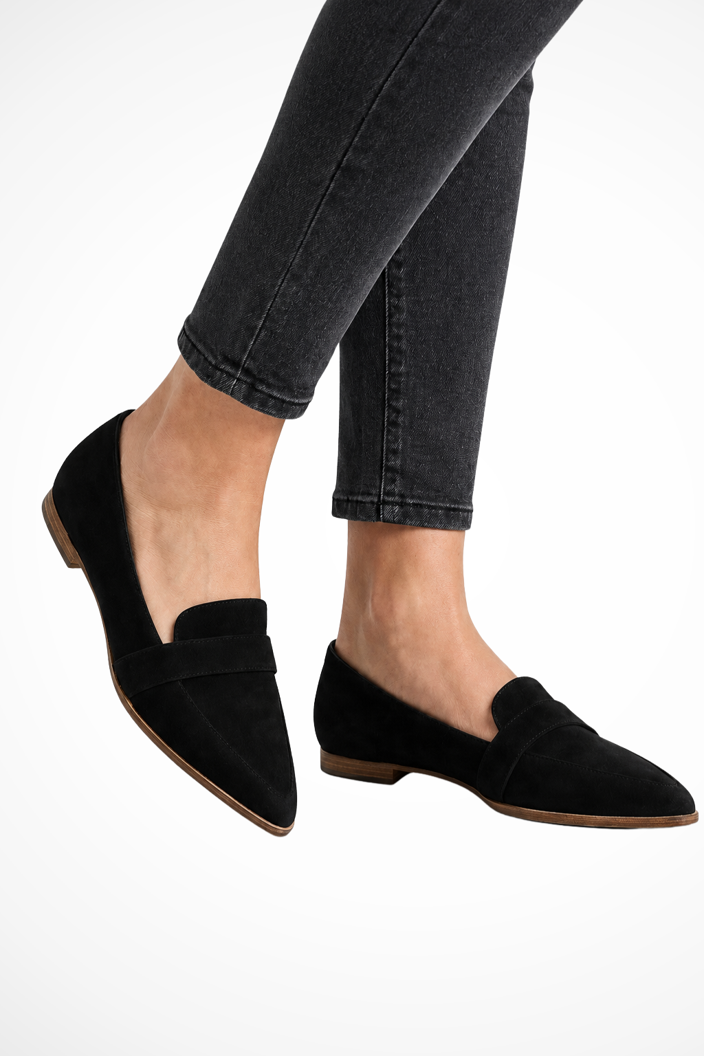 Amelisse | Women's Pointed Toe Suede Loafers