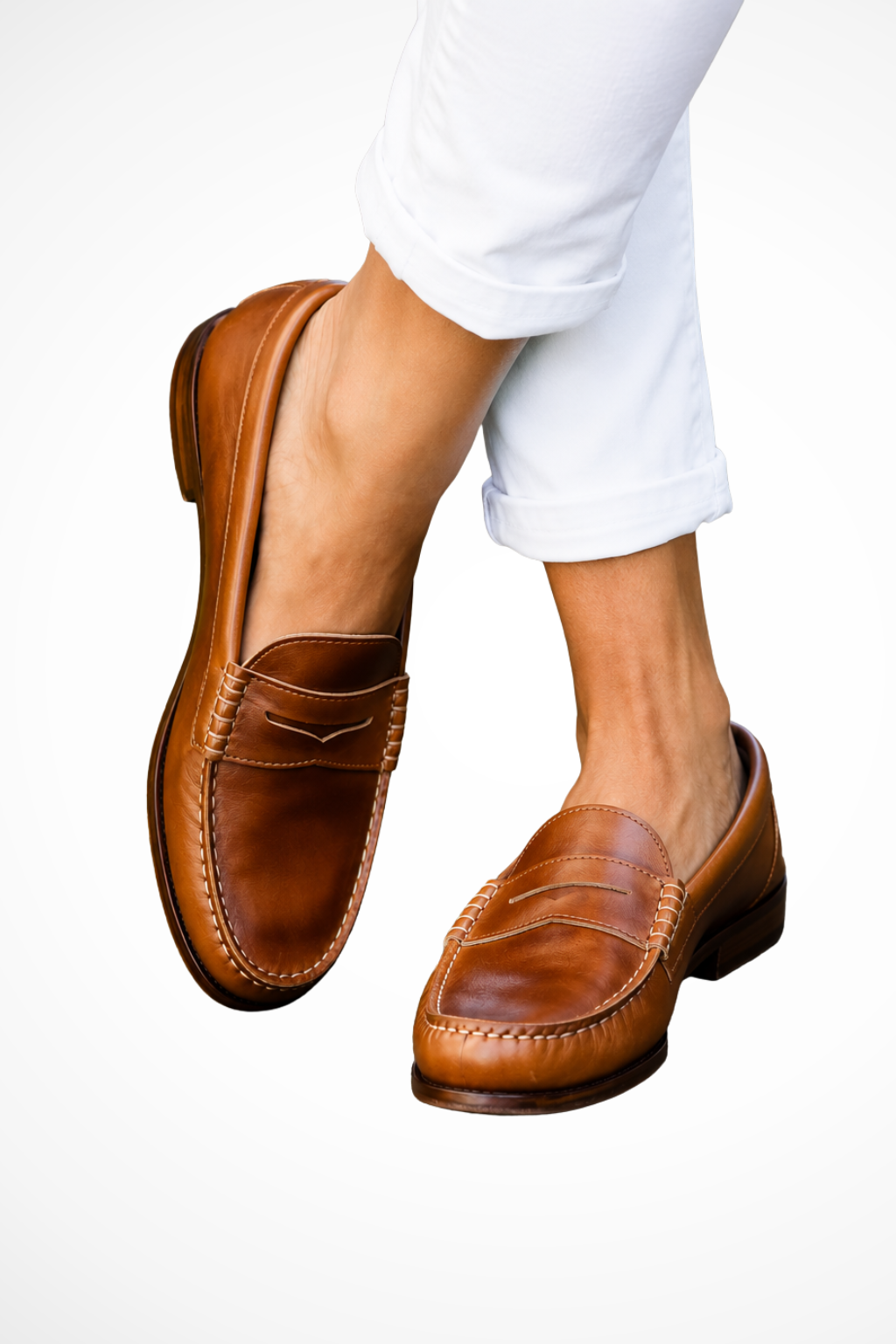 Valenne | Women's Classic Leather Penny Loafers