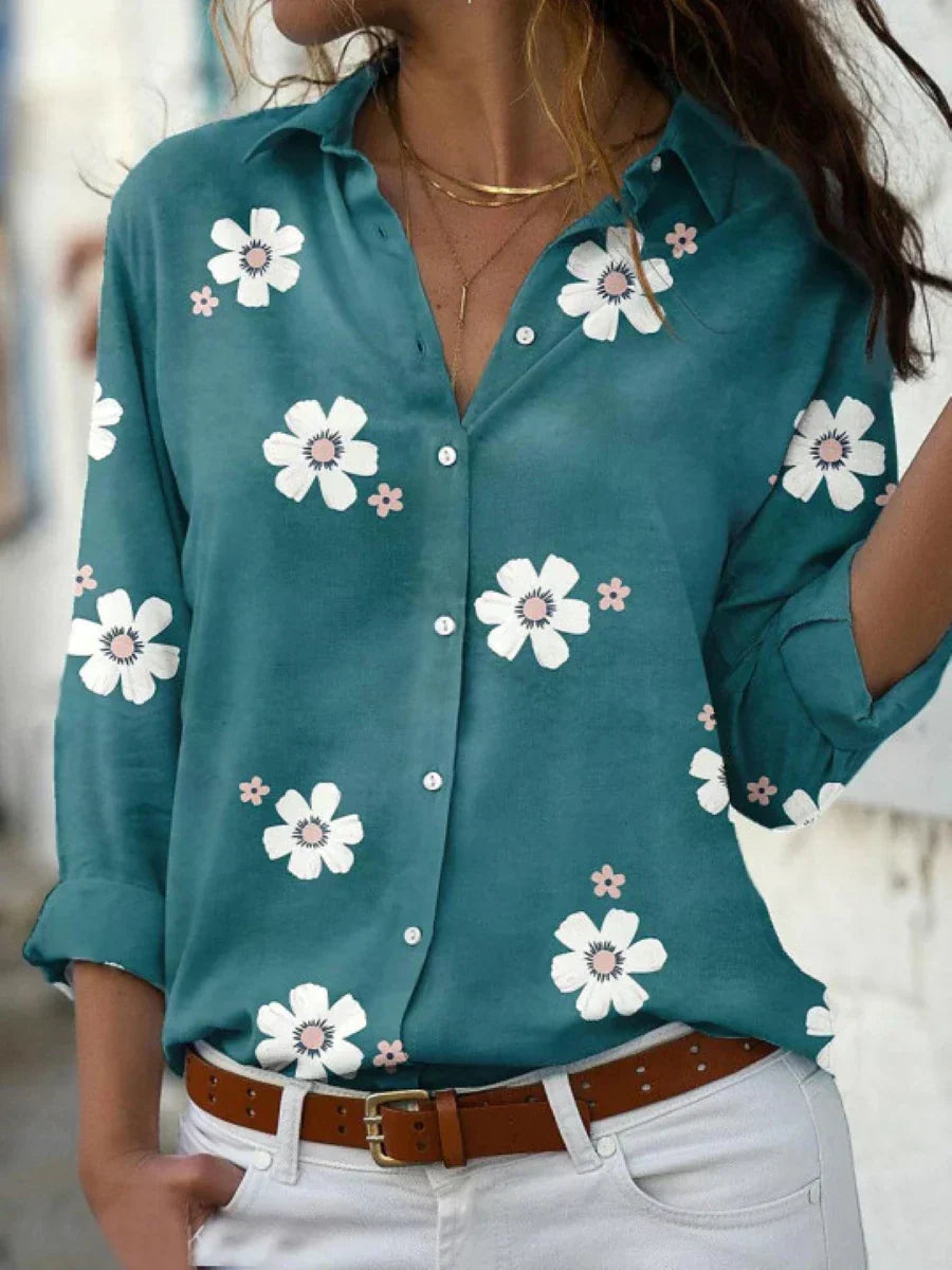 Joséphine | Elegant Floral Blouse