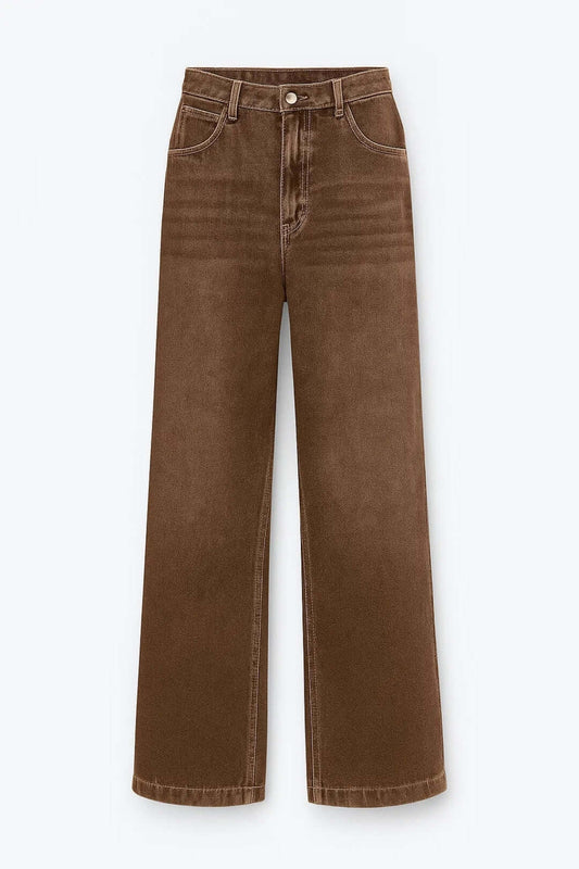 Sorella | Women's High Waist Wide Leg Jeans