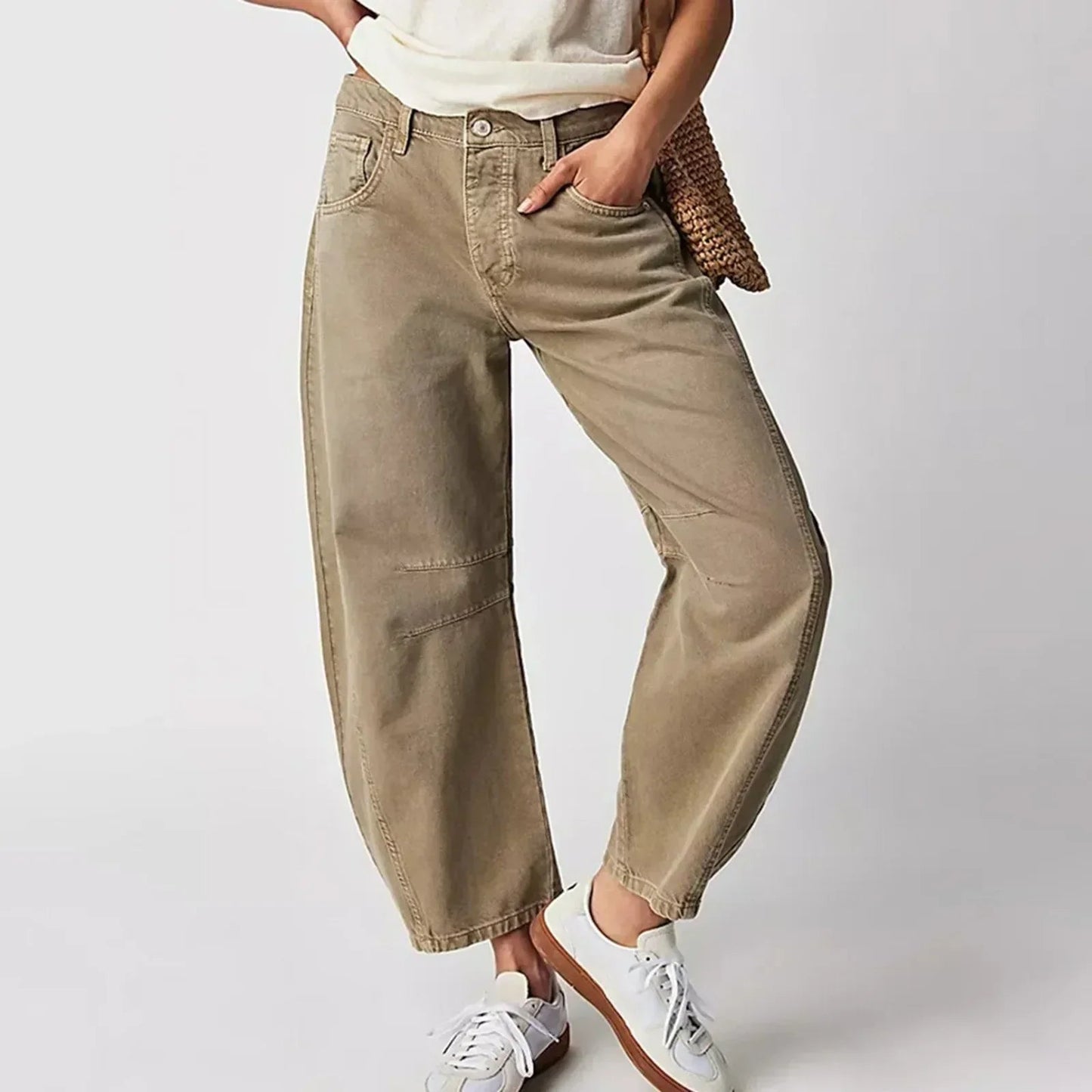 Harper | Trendy Barrel Leg Jeans
