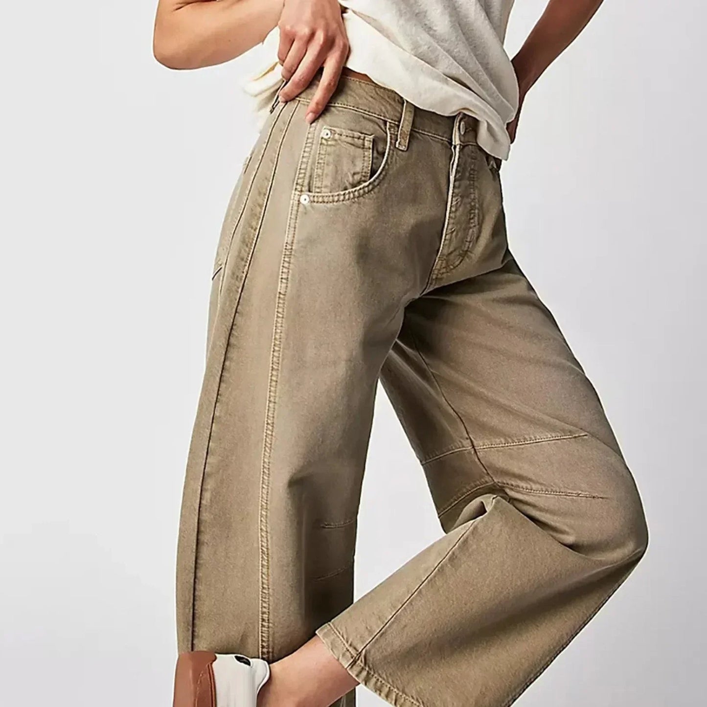Harper | Trendy Barrel Leg Jeans