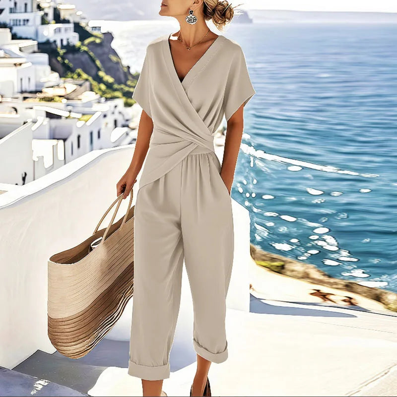 Kira Two-Piece Set | Elegant Wrap-Front Design