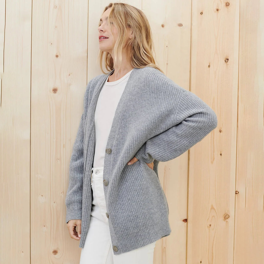 Noélisse | Women's Oversized Rib Knit Cardigan