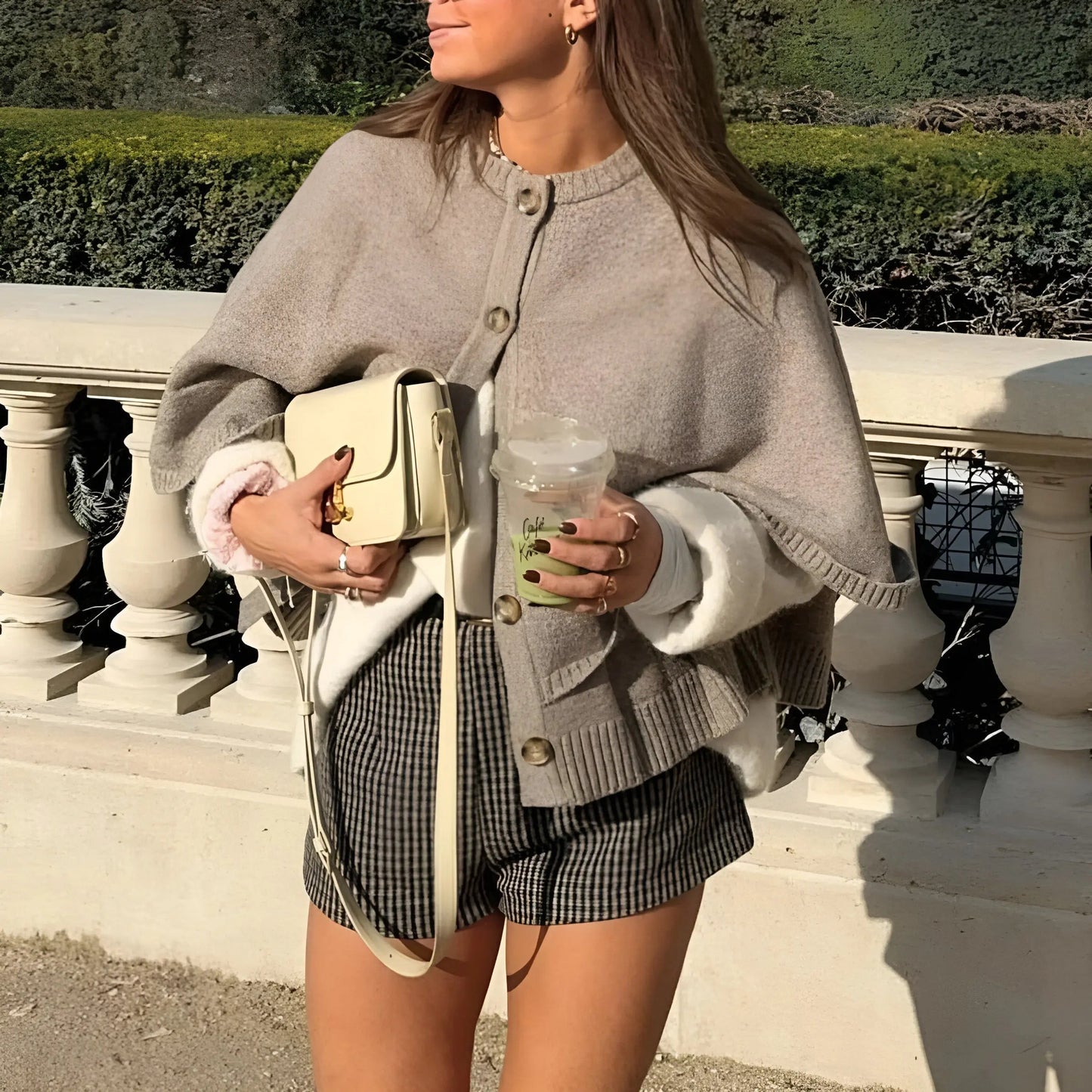 Alouette | Women's Cape Knit Button Cardigan