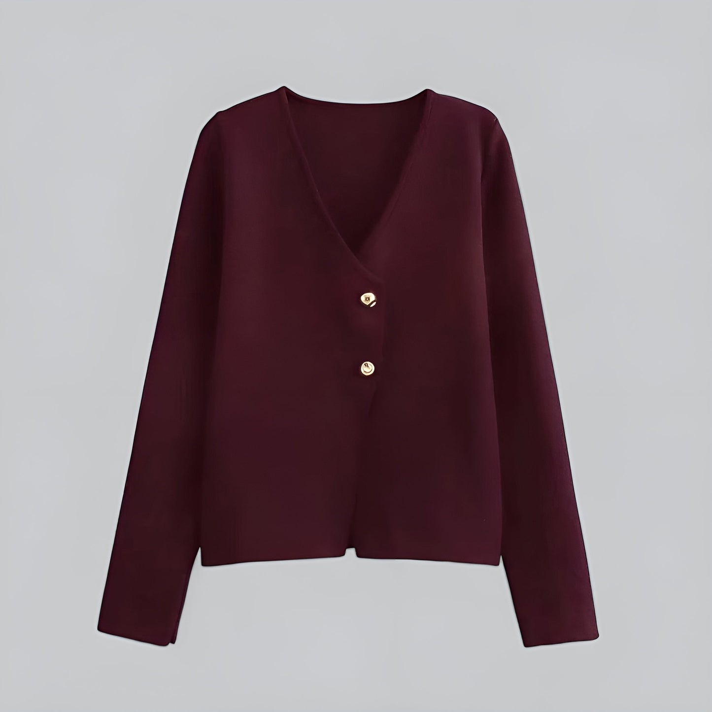 Maëlynn | Women's V-Neck Knit Cardigan