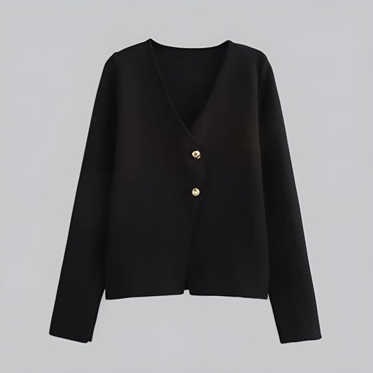 Maëlynn | Women's V-Neck Knit Cardigan