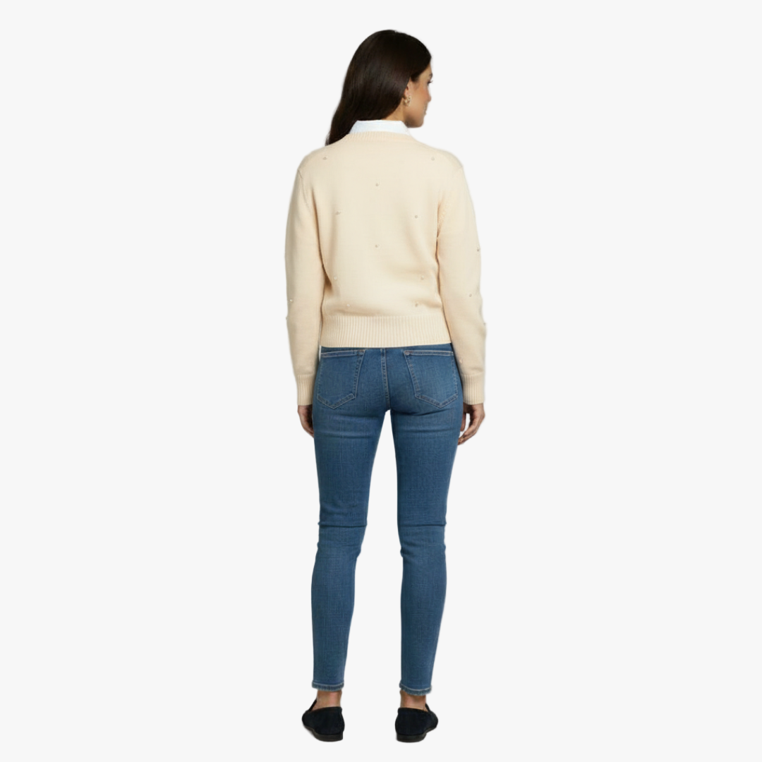 Roseline | Women's Pearl Button Knit Cardigan