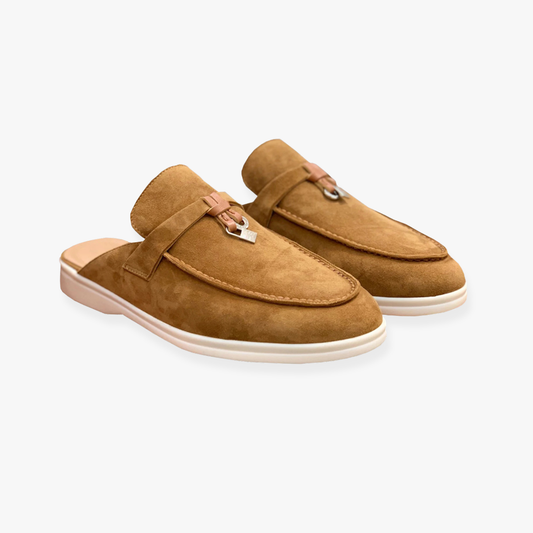 Sorella | Suede Loafer Mules