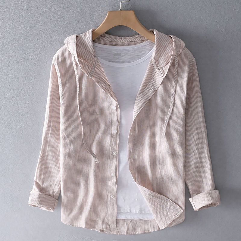 Alvara | Women's Linen Blend Hooded Top