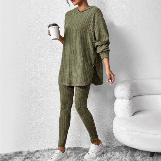 Alessia | Women's Hooded Two Piece Lounge Set