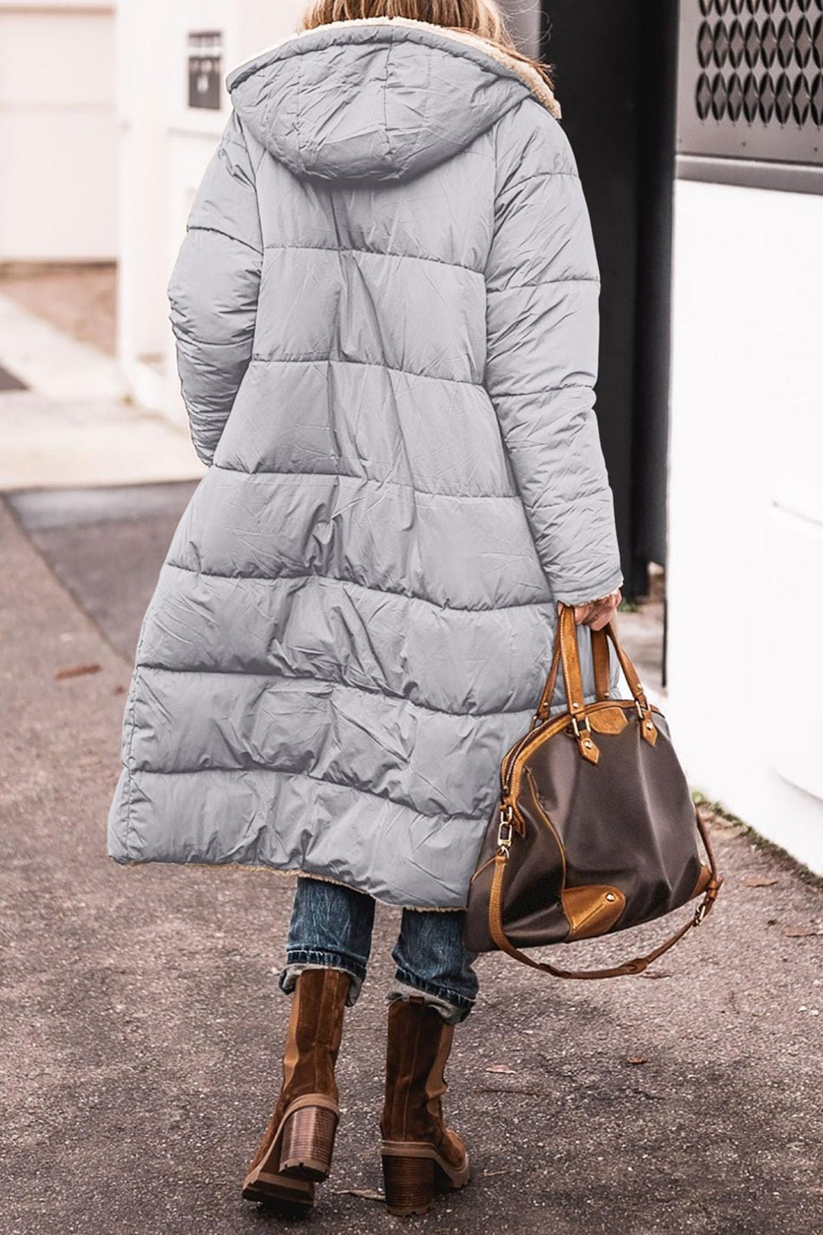 Helena | Women's Long Hooded Down Puffer Winter Coat