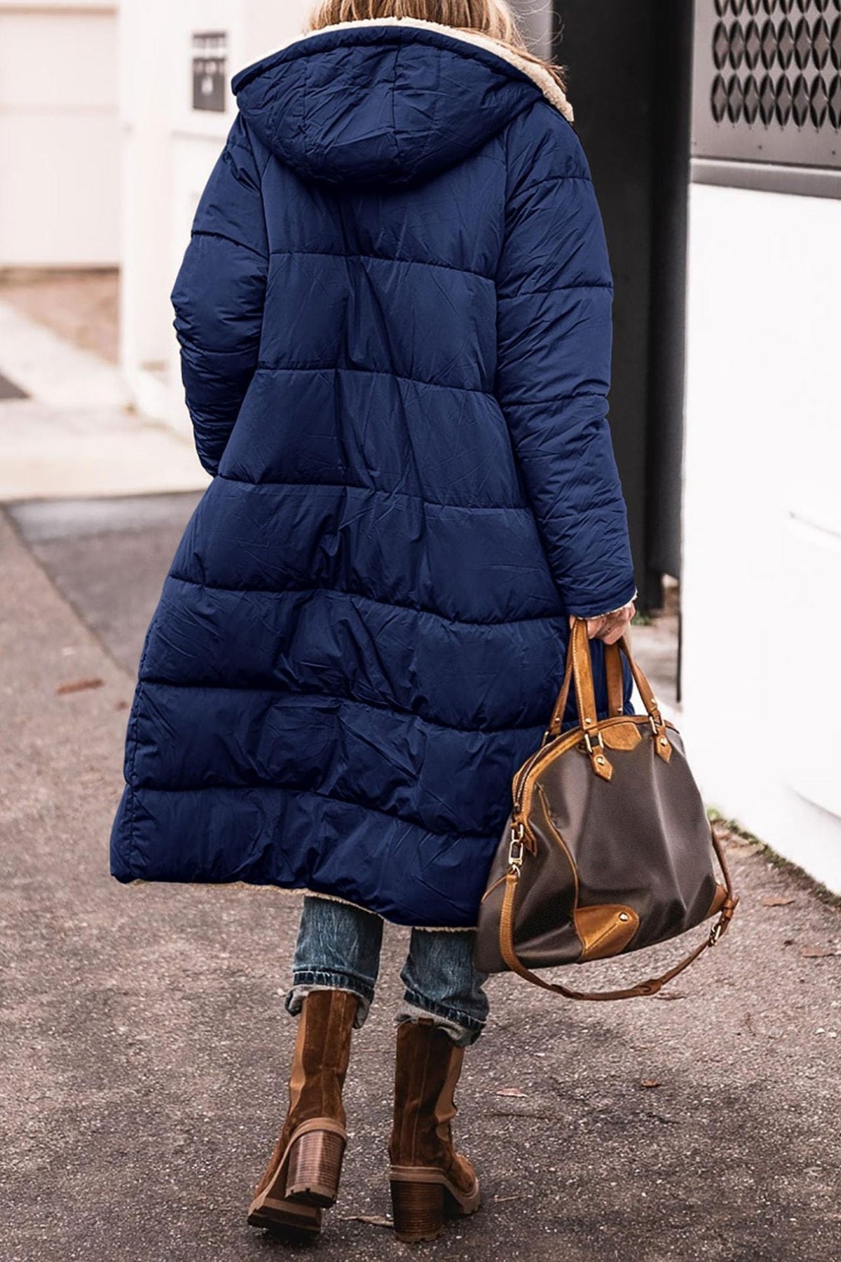 Helena | Women's Long Hooded Down Puffer Winter Coat