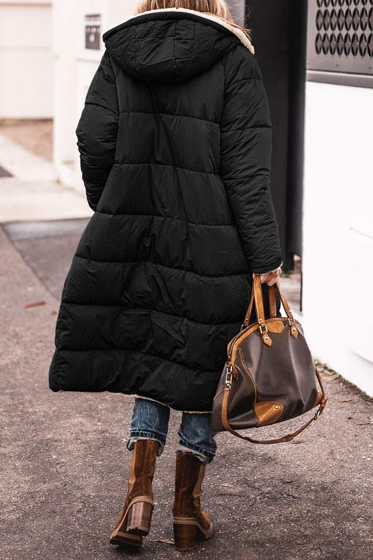 Helena | Women's Long Hooded Down Puffer Winter Coat