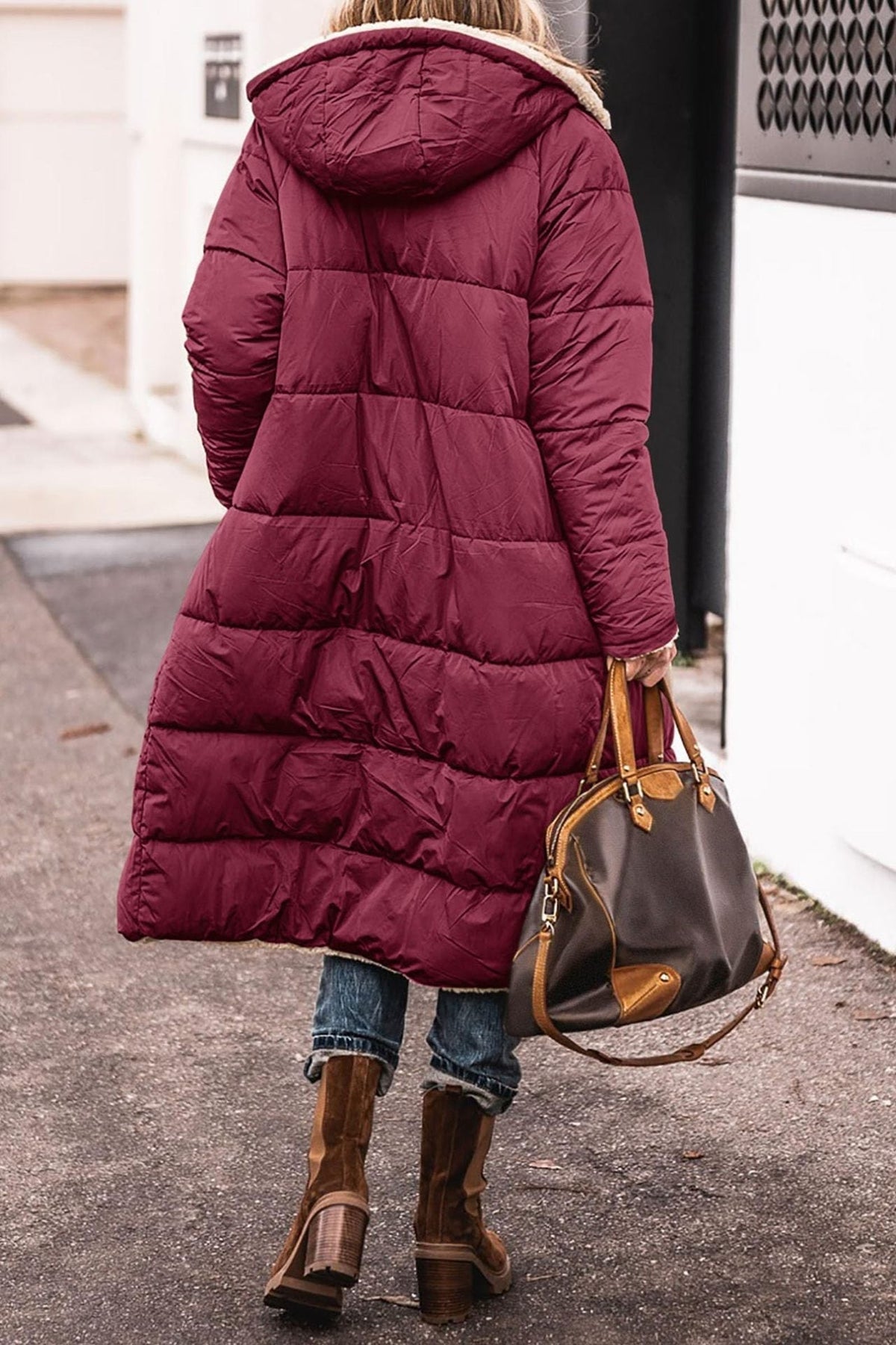 Helena | Women's Long Hooded Down Puffer Winter Coat