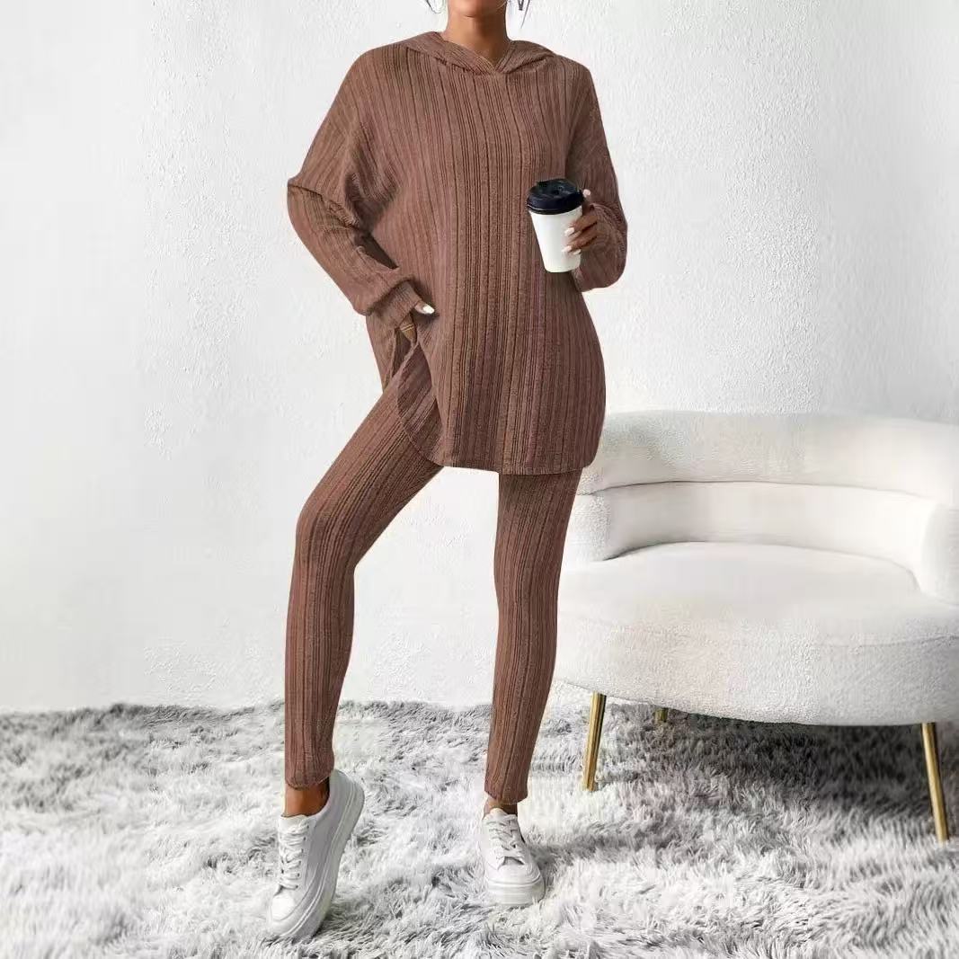Alessia | Women's Hooded Two Piece Lounge Set