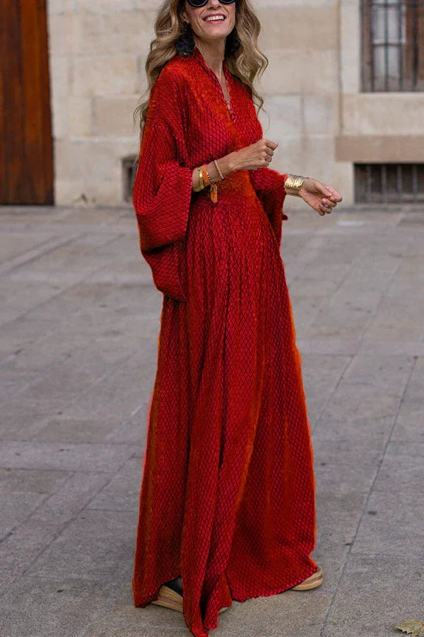 Noélisse | Women's Printed Flowing Maxi Dress