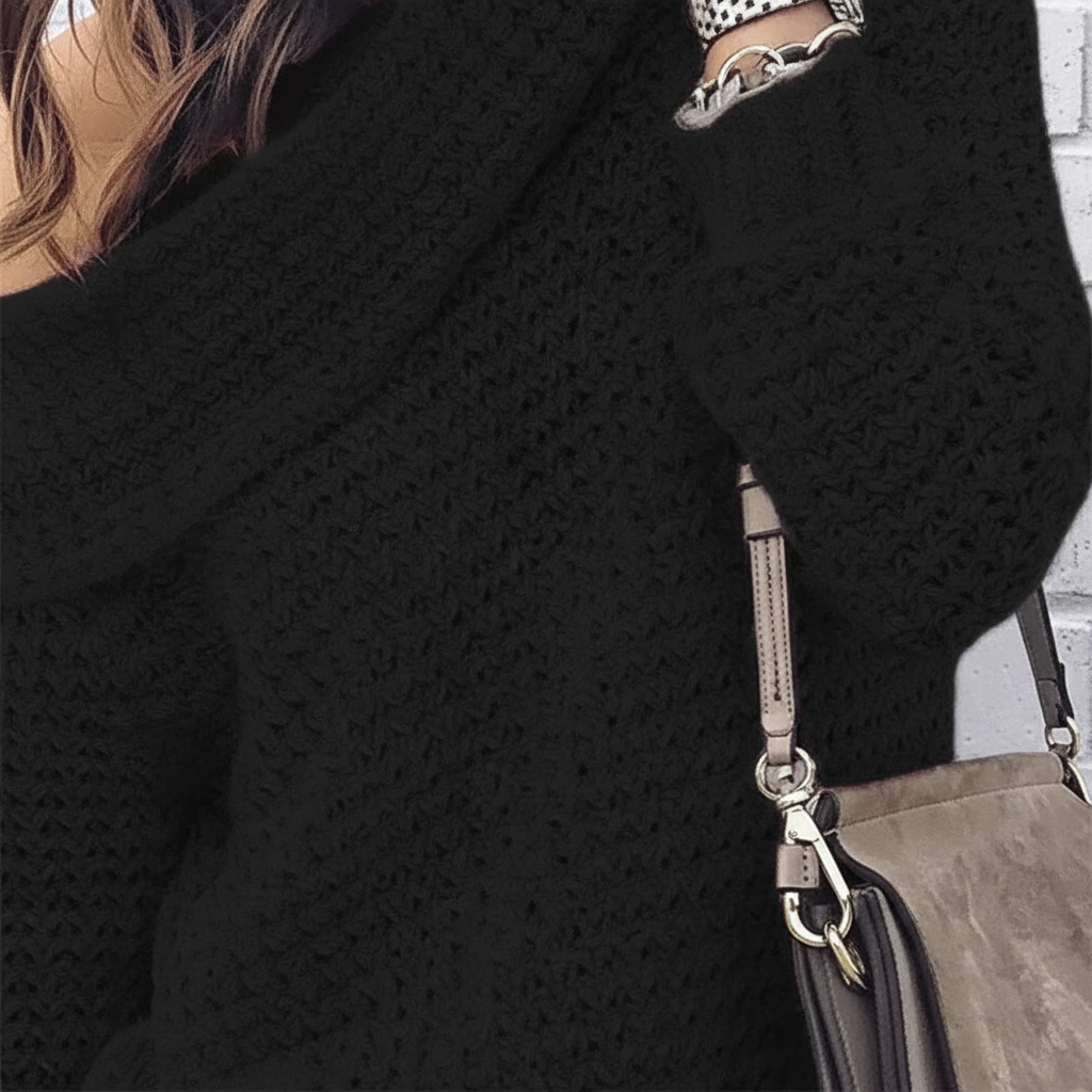 Seren | Off-Shoulder Merino Wool Jumper