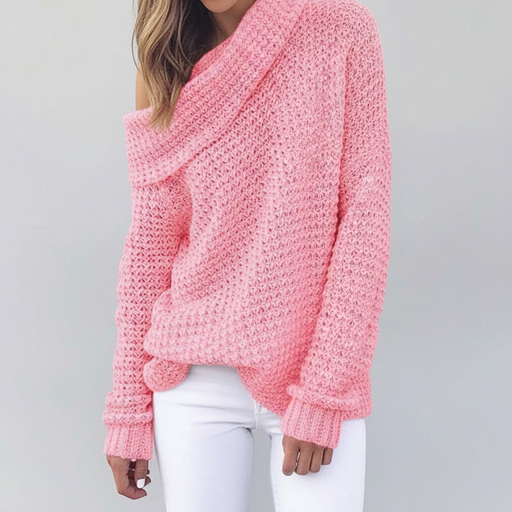 Seren | Off-Shoulder Merino Wool Jumper
