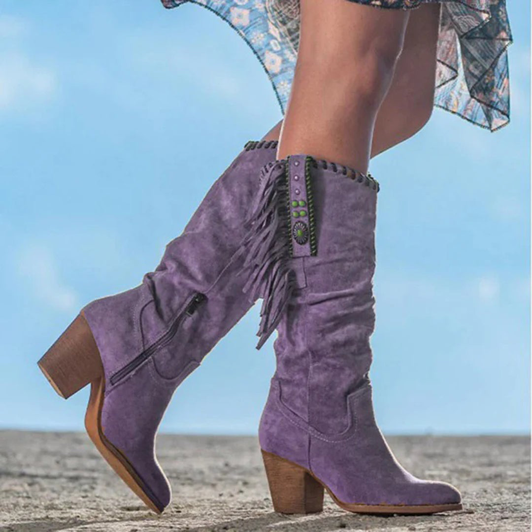 Dakota | Elegant Western Ankle Boots