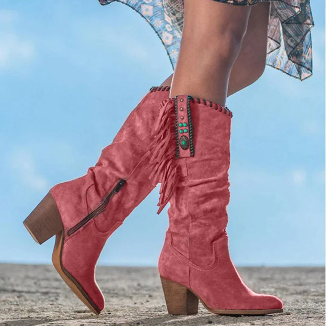 Dakota | Elegant Western Ankle Boots