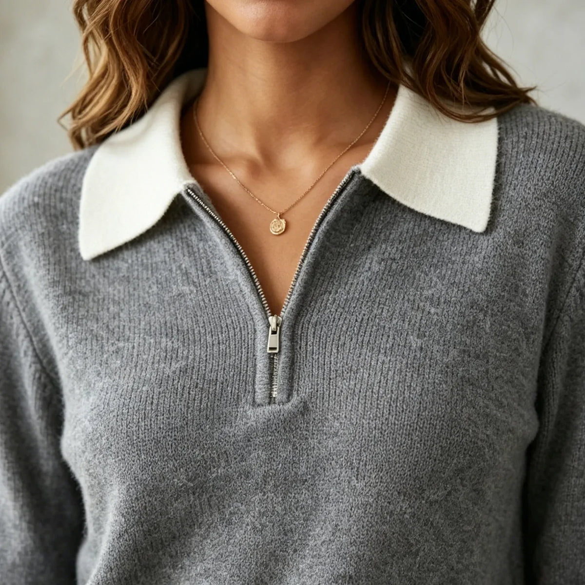 Sloane | Women's Half-Zip Polo Sweater