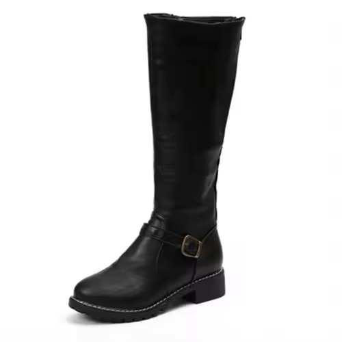 Valéne | Women's Knee-High Buckle Boots