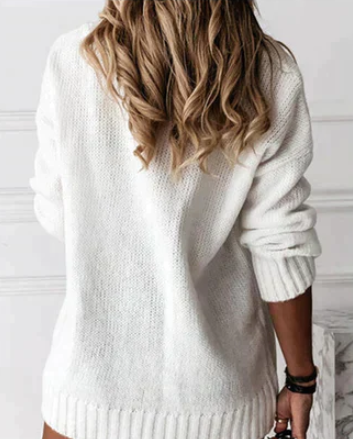 Elara | Women's Relaxed Fit Classic Knitted Jumper