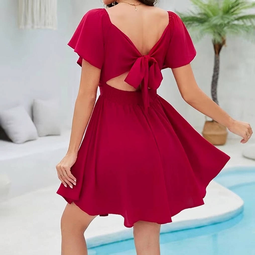 Seraphina | Elegant Chiffon Mini Dress for Women