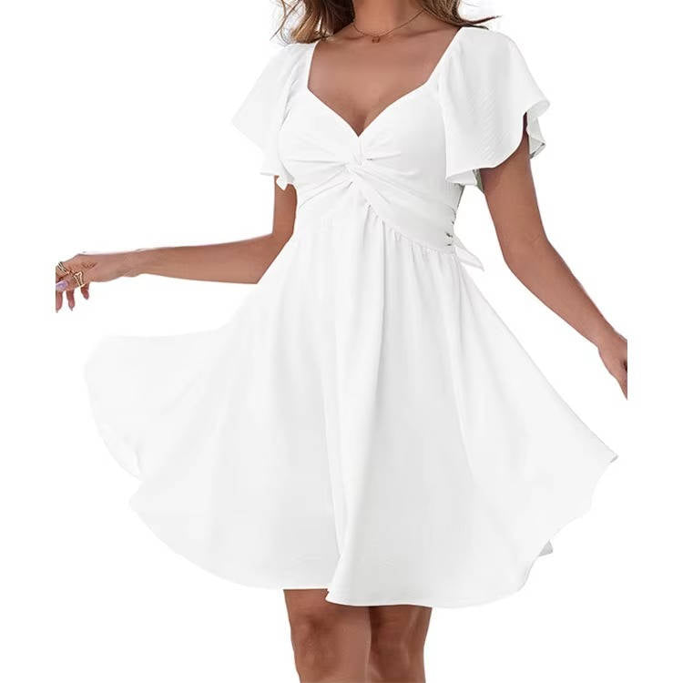 Seraphina | Elegant Chiffon Mini Dress for Women