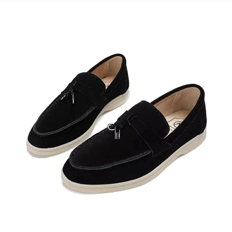 Elysia | Pointed Toe Slip-On Loafers