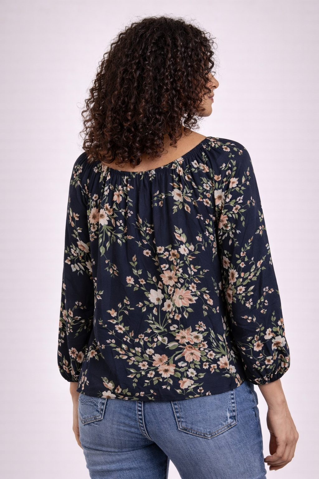 Velina Boho Blouse – Ocean Bloom