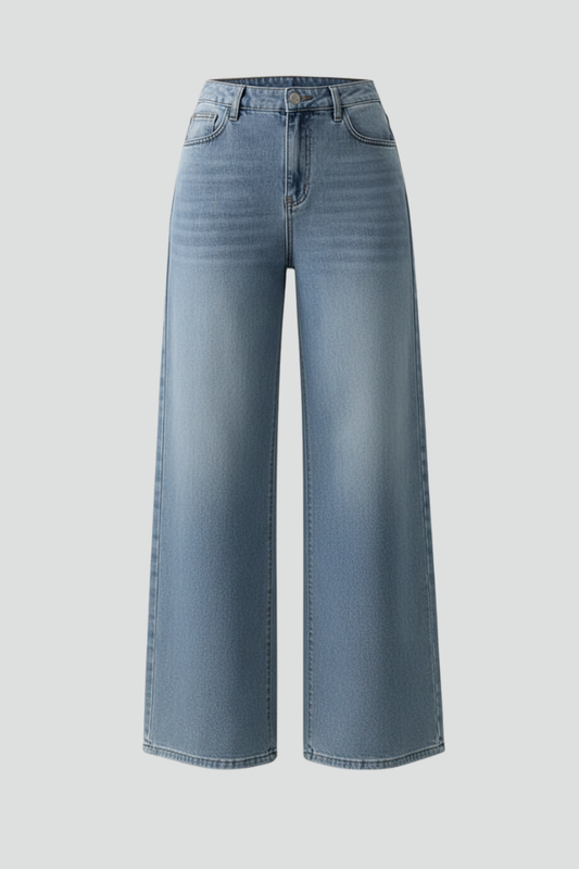 Camille | High Rise Wide Leg Denim Jeans for Women