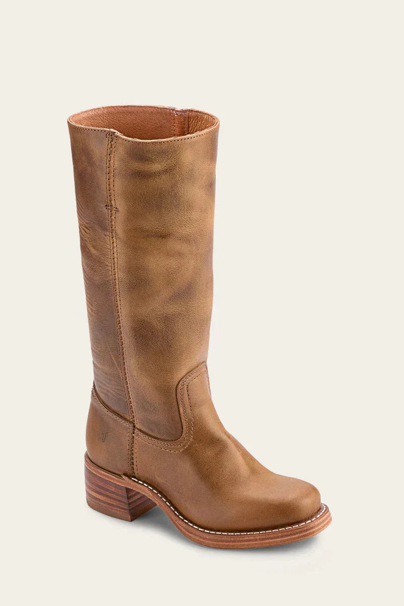 Women's Pointed-Toe Leather Western Cowboy Boots