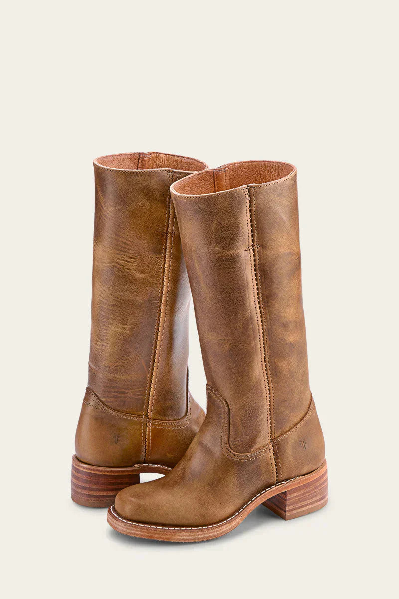 Women's Pointed-Toe Leather Western Cowboy Boots