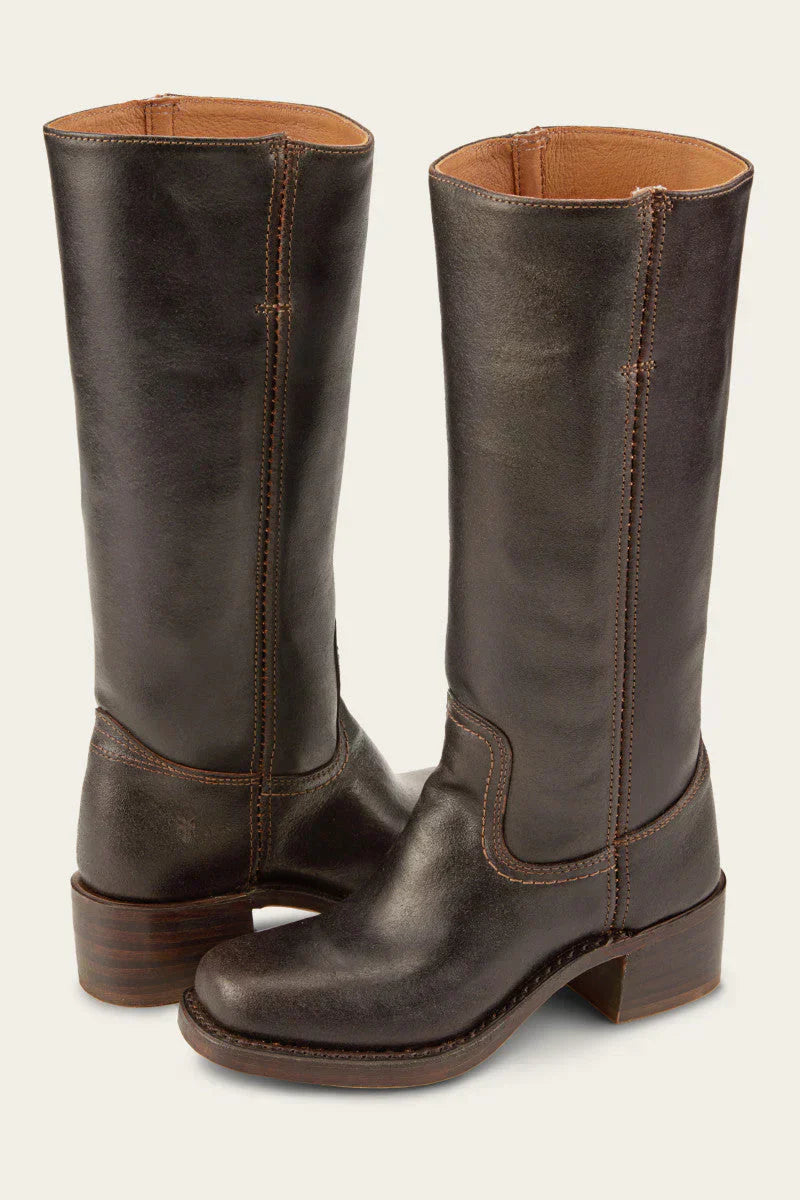 Women's Pointed-Toe Leather Western Cowboy Boots