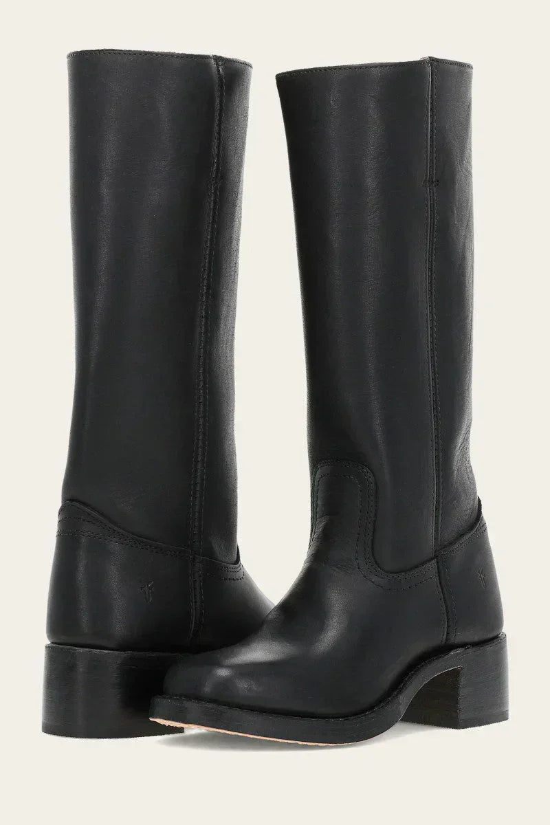 Women's Pointed-Toe Leather Western Cowboy Boots