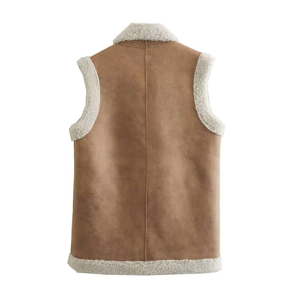 Seraphina | Faux Fur Button Vest