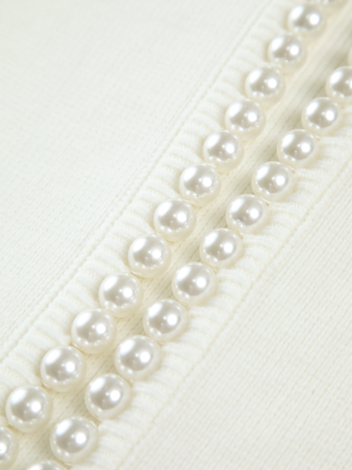 Leonora | Women's Beaded Open-Front Knit Cardigan
