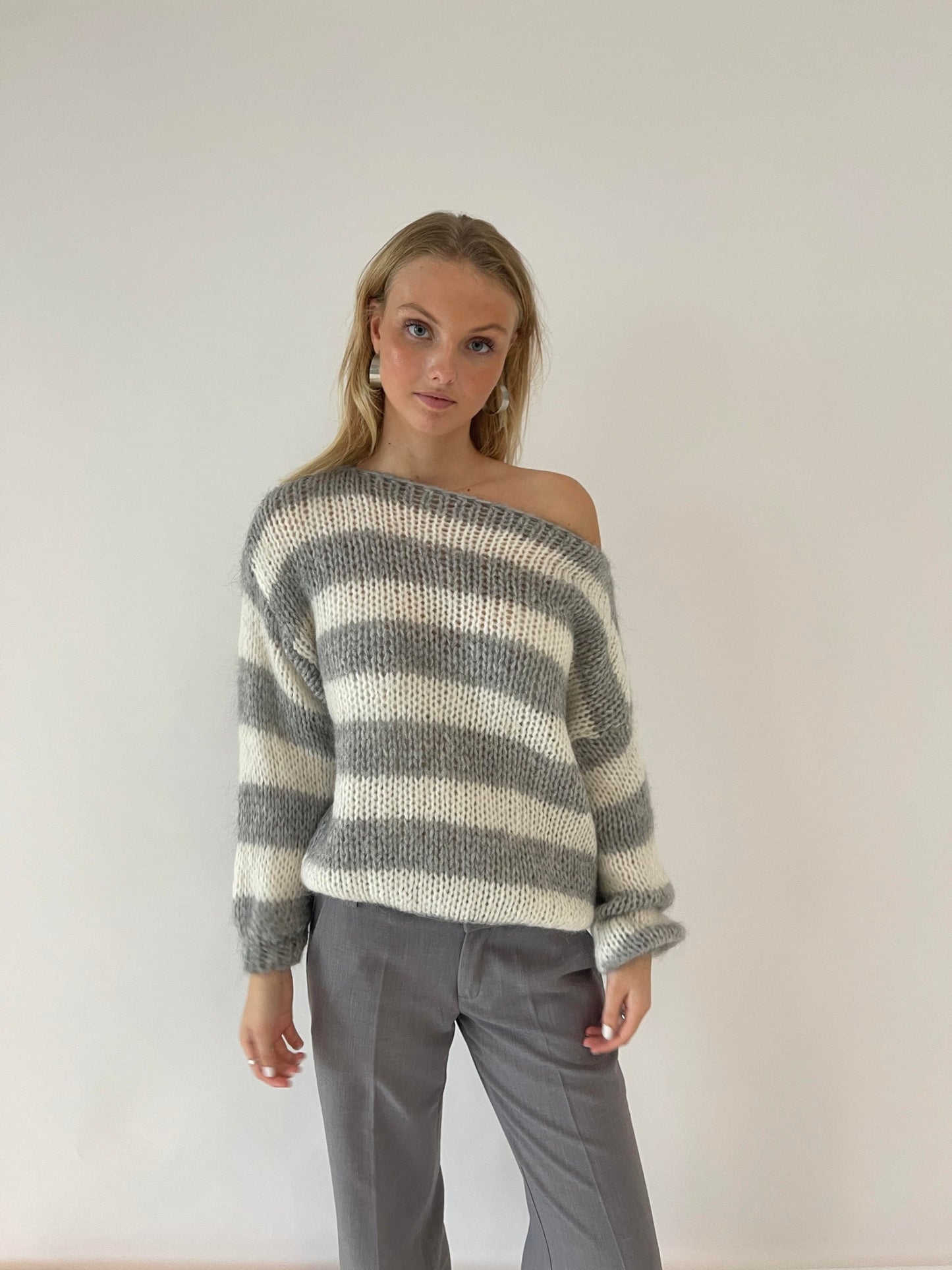 Esméralde | Women's Oversized Striped Knit Jumper