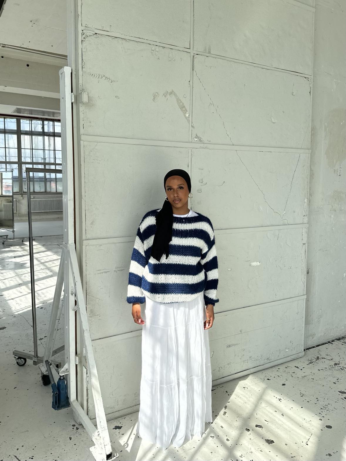 Esméralde | Women's Oversized Striped Knit Jumper